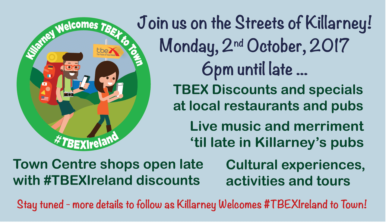 Killarney Welcomes TBEX to Town