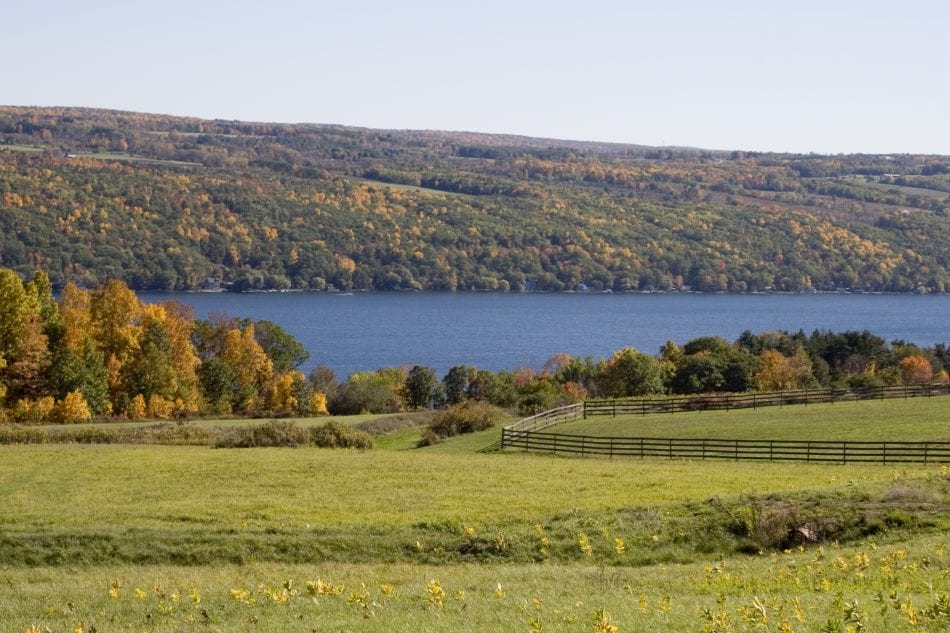 Keuka Lake, in Finger Lakes Wine Country, NY