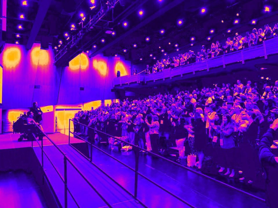 Cory Lee Standing O with background