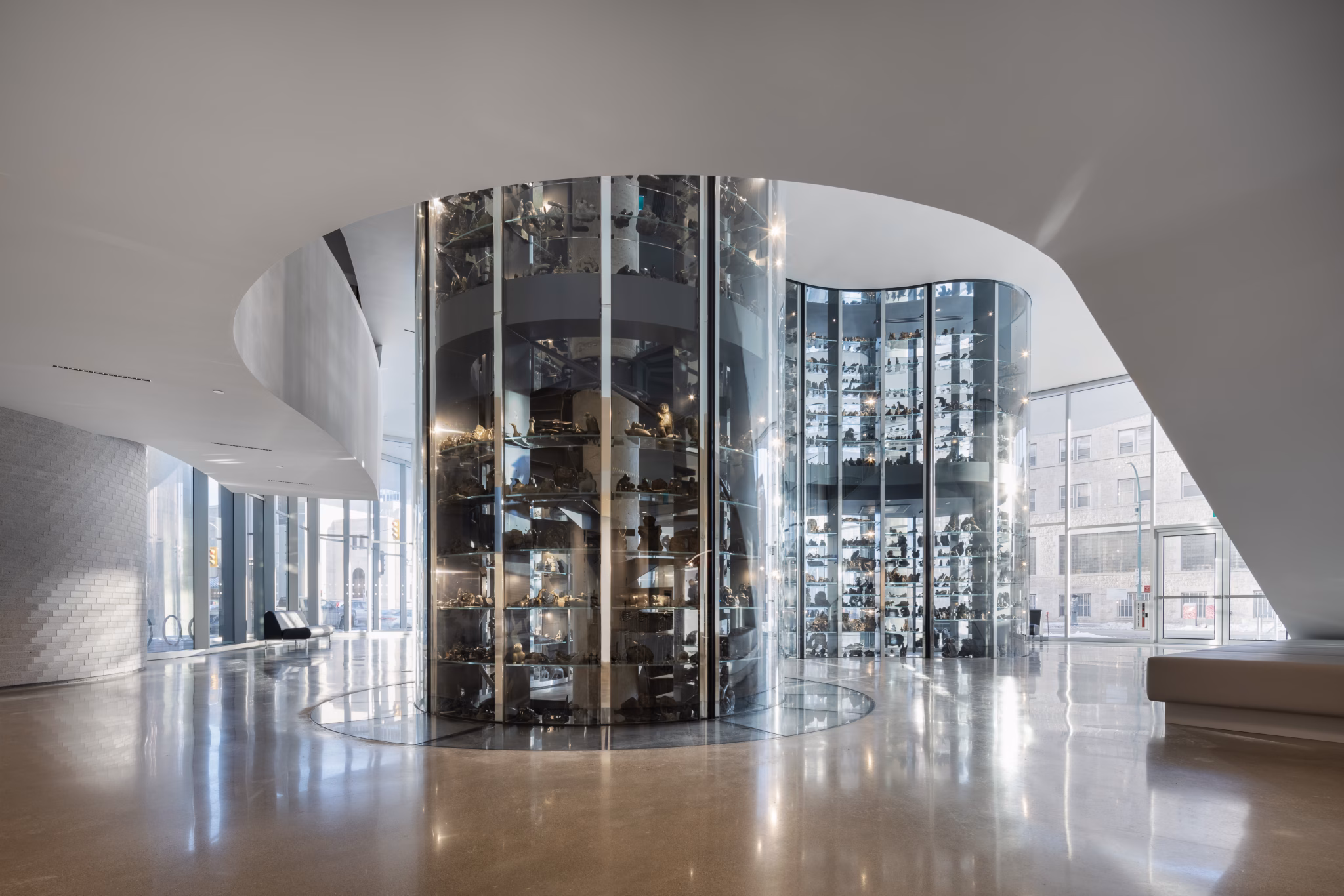 Welcome to Winnipeg! Visible Vault Qaumajuq the Inuit art Centre at the Winnipeg Art Gallery. Photo by Lindsay Reid 2 scaled