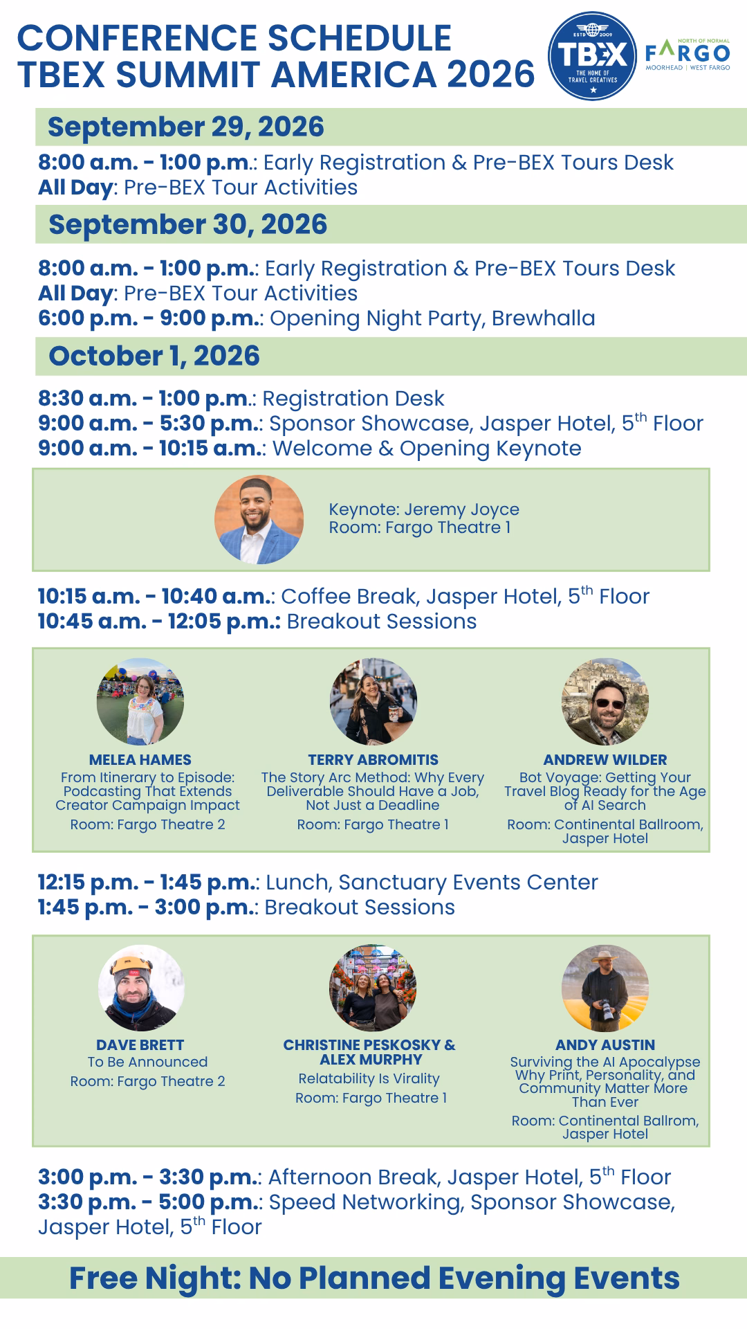 Shared Copy of Fargo North Dakota TBEX Schedule 2